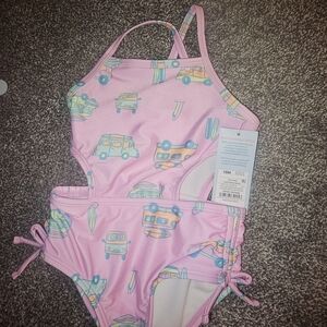 Pink Kids Swimwear with Fun Prints